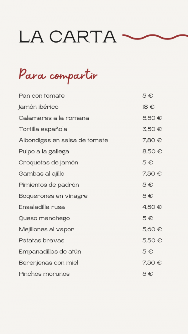 Carta Digital Estándar - Imagen 8