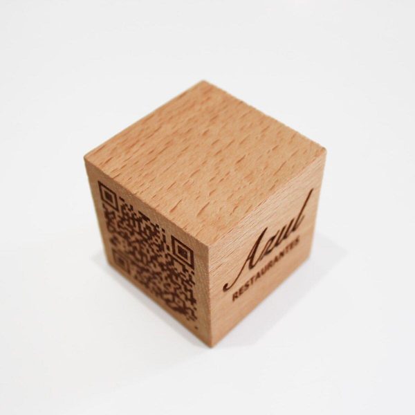 Cubo QR madera - Imagen 4