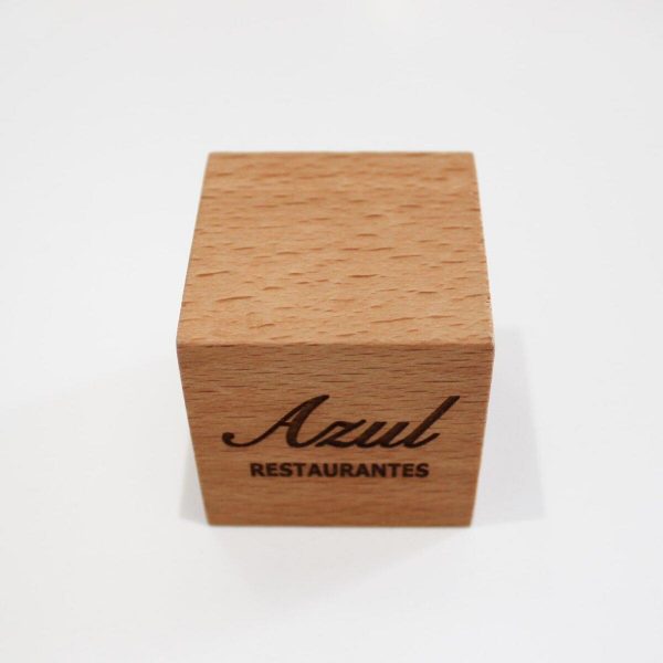 Cubo QR madera - Imagen 2